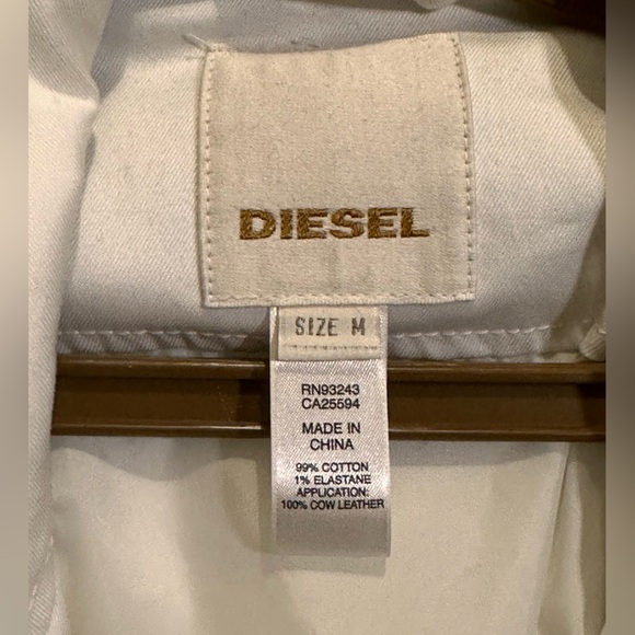 Men’s Diesel jacket offwhite - Picture 4 of 4